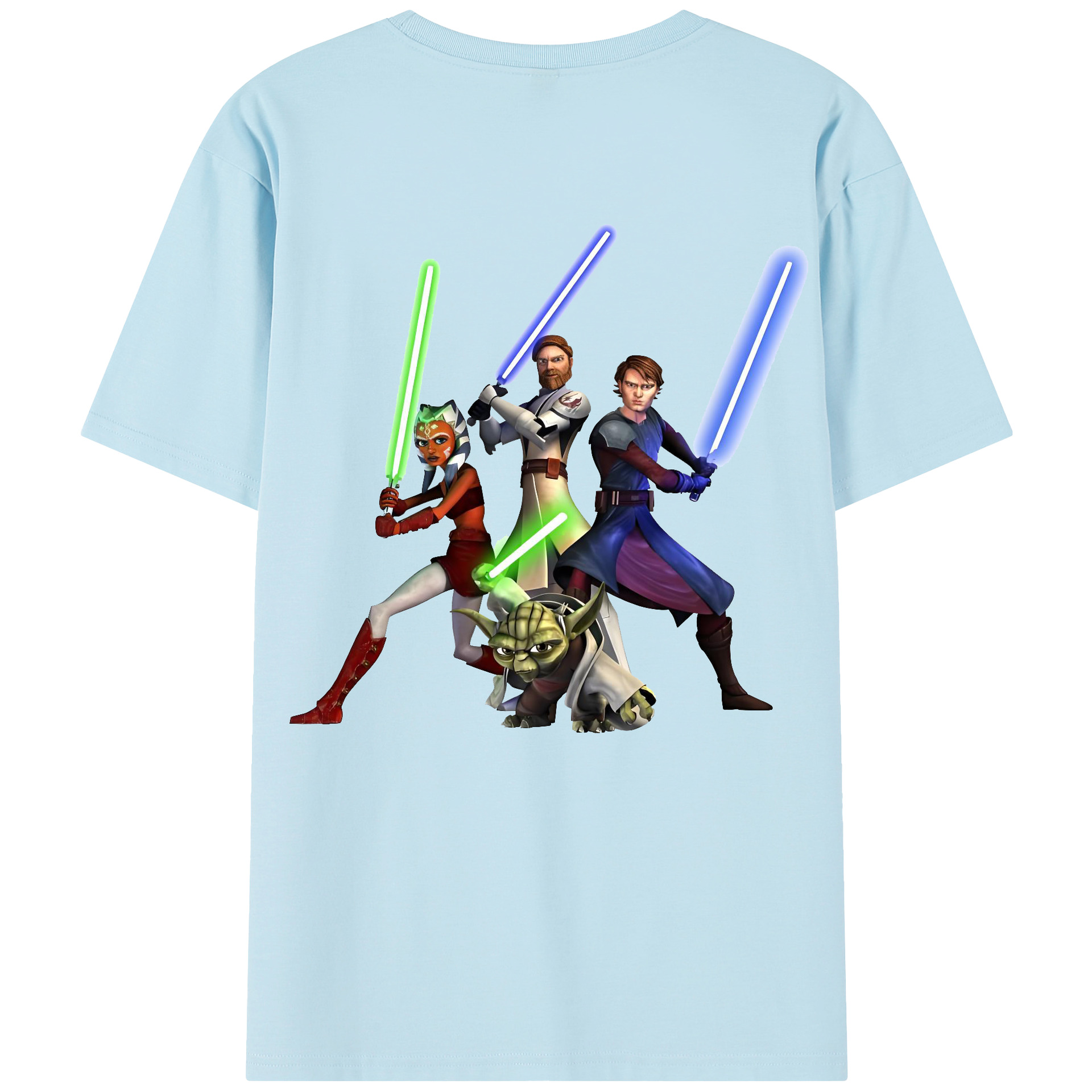 （画像用） スター・ウォーズ Star Wars 綿100％半袖Tシャツ（背面プリント）